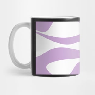 Abstract pattern - purple and white. Mug